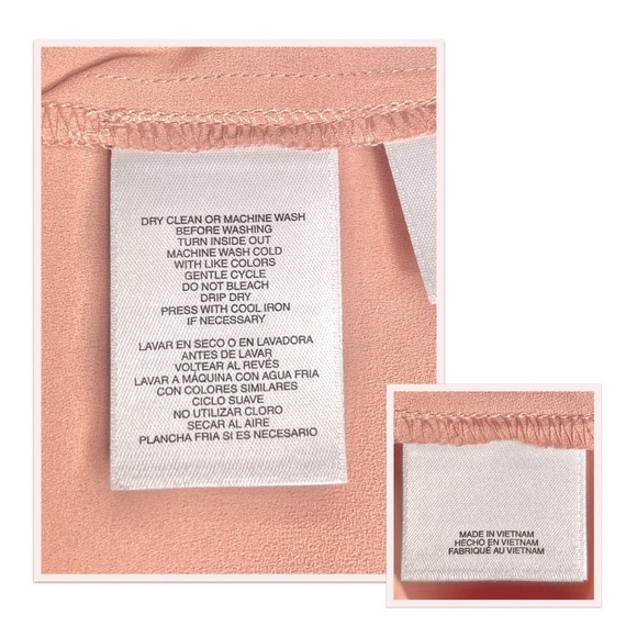 NINE WEST Women's Pullover Jewel Neck Crepe Blouse with 3/4 Bow Sleeve Detail - Picture 7 of 9